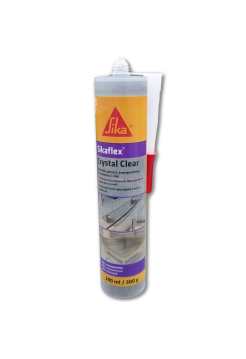 Клей-герметик силікон SIKAFLEX-CRYSTAL CLEAR прозорий 300 ml