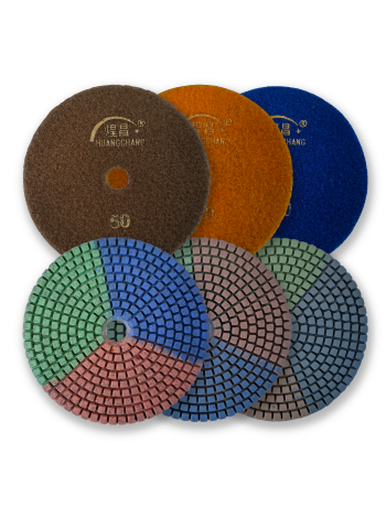 Диск Гнучкий Полірувальний 125 DRY/WET 3-color HUANGCHANG